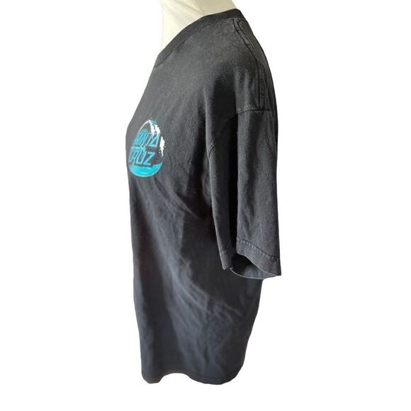 The Original Santa Cruz Skate Shirt Men's Black Crewneck Size Medium - Picture 6 of 7